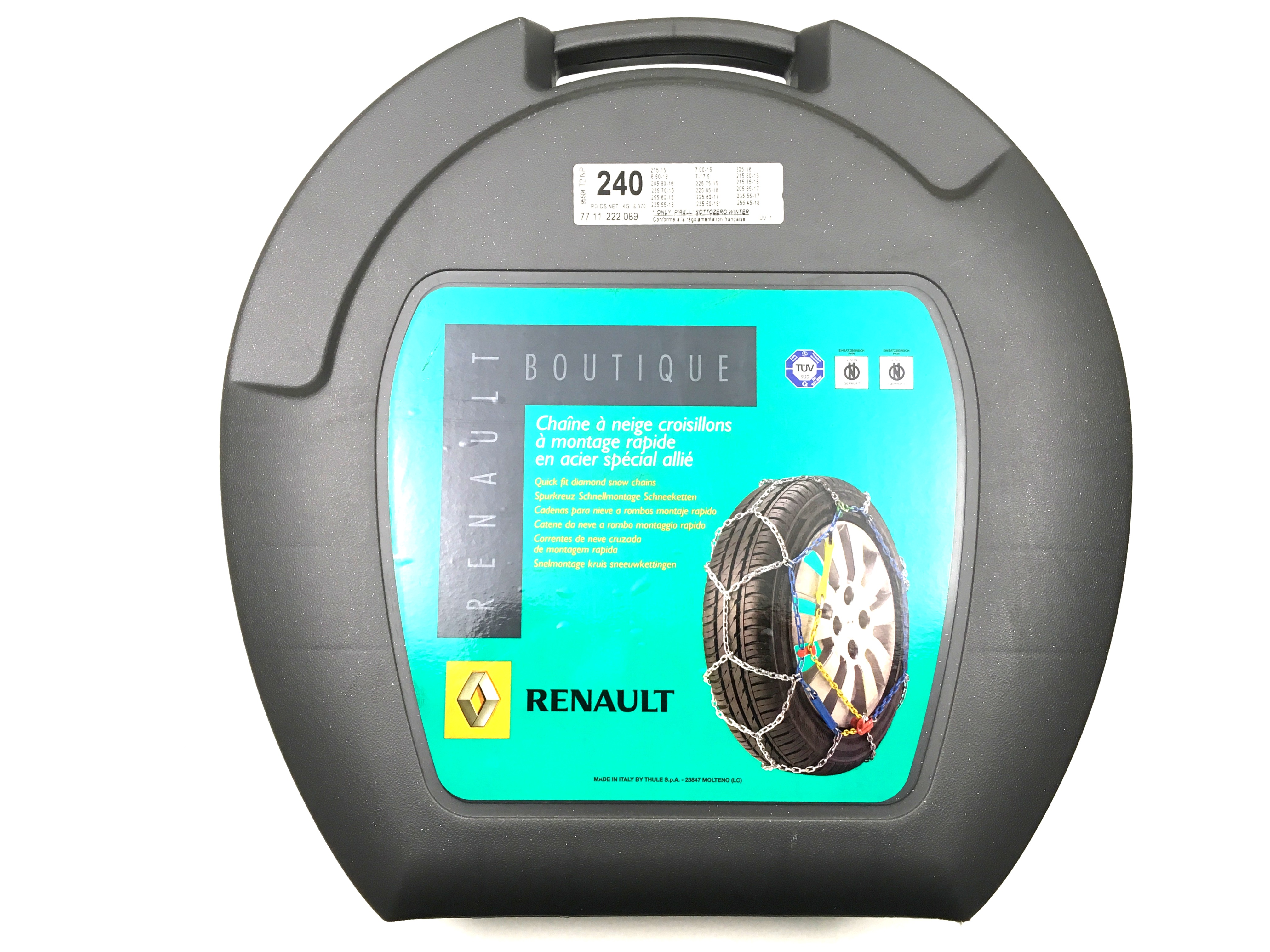Renault sněhové řetězy originál nové 7711222089