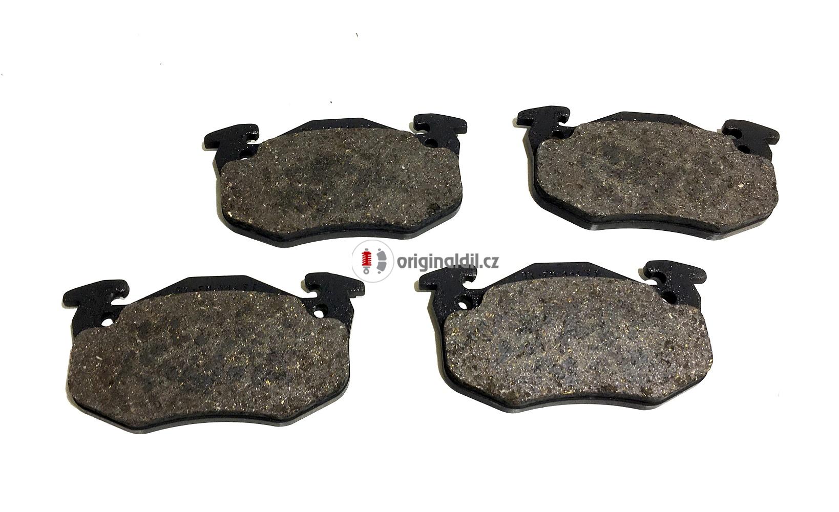 RENAULT / PEUGEOT / CITROEN SADA ZADNÍCH BRZDOVÝCH DESTIČEK ORIGINAL 7701204664