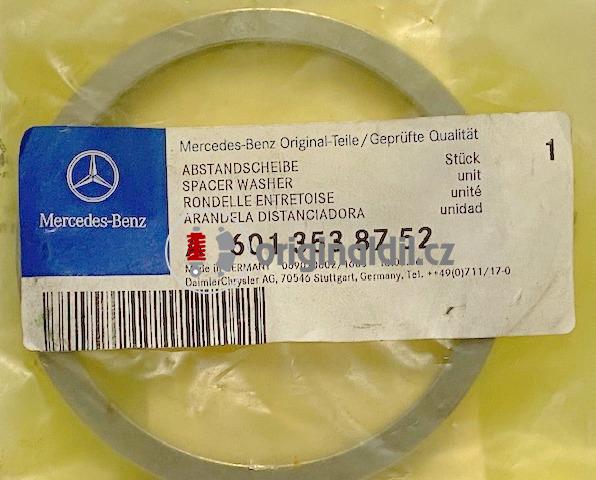 MERCEDES BENZ ORIGINAL DISTANČNÍ PODLOŽKA DIFERENCIALU OE: 6013538752 NOVÁ