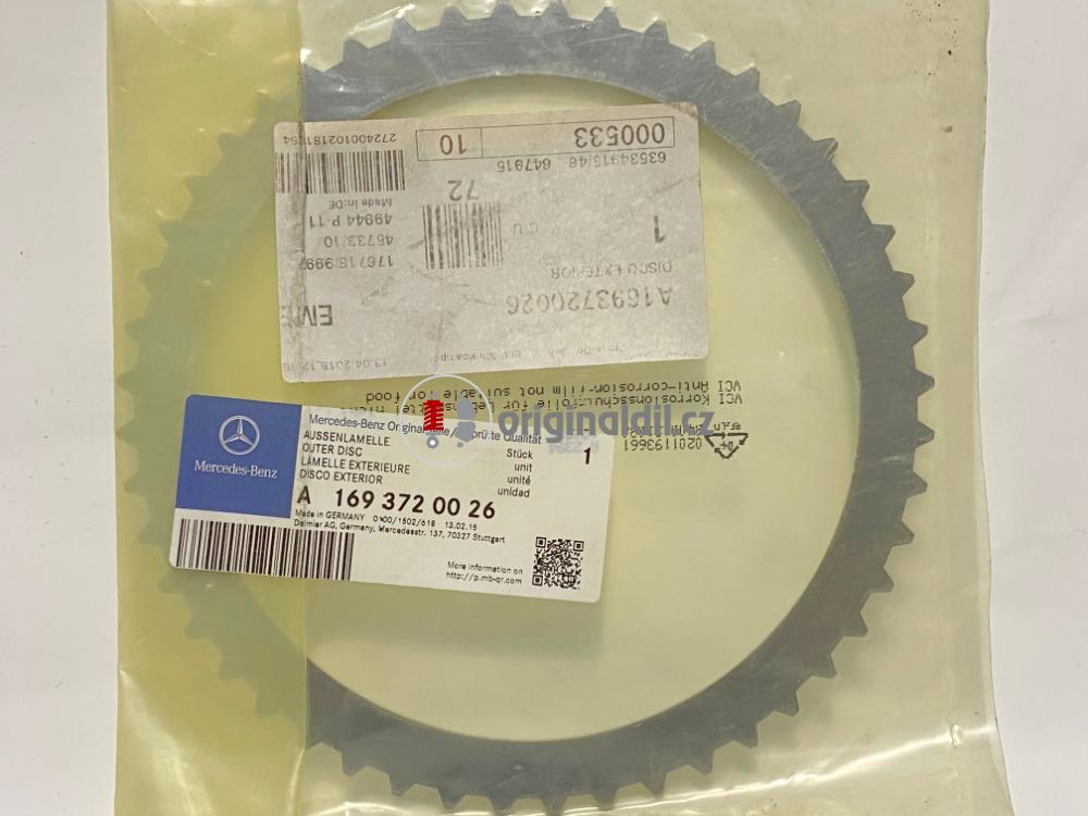 MERCEDES BENZ ORIGINÁL LAMELA OE: 1693720026 NOVÝ